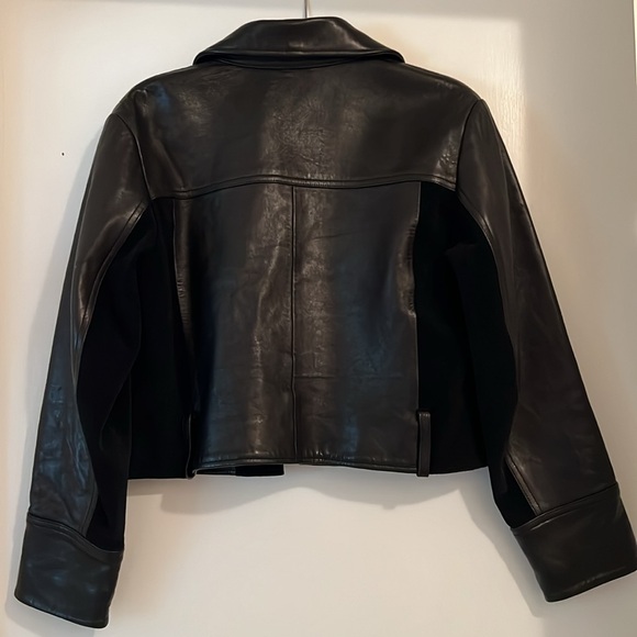 Frame over sized Leather Jacket Size Medium - Picture 4 of 4